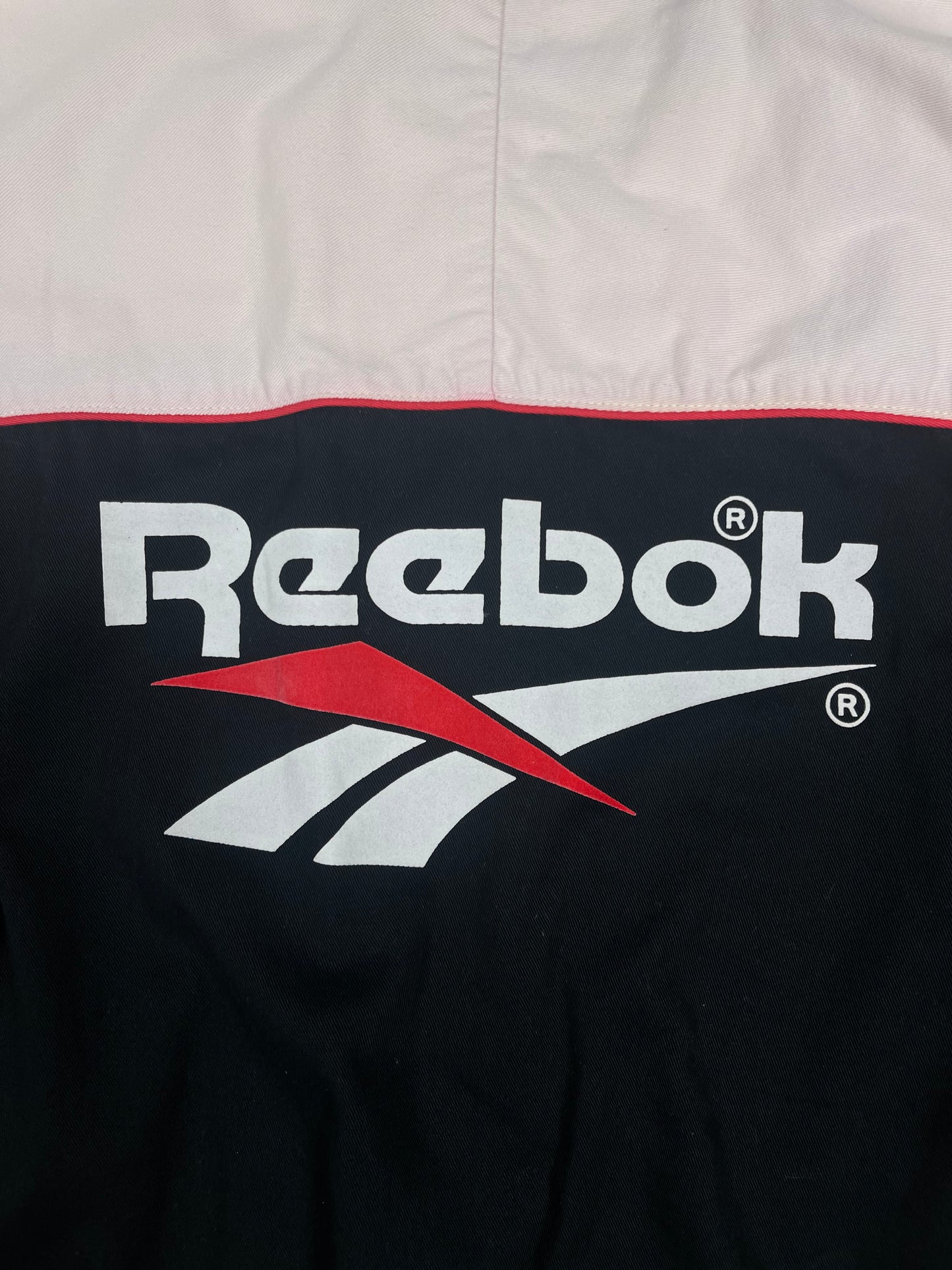Vintage Liverpool Reebok 1996 - 1997 Drill Top Sweatshirt Beige Black Carlsberg Size M Made in Hong Kong
