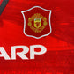 Vintage Manchester United Umbro 1994 - 1996 Home Football Shirt Sharp Red Size XL