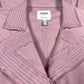 Vintage Moschino Coat Made in Italy Cotton Pink- Lilac