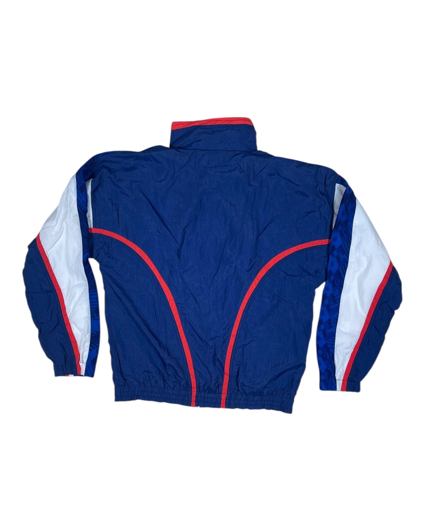 Vintage Netherlands KNVB Lotto 1992 - 1994 Jacket Shell Size L Blue White Red