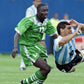 Vintage Nigeria Adidas 1994 - 1996 Home Football Shirt Green Size XL Made in UK World Cup 1994 USA 