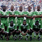Vintage Nigeria Adidas 1994 - 1996 Home Football Shirt Green Size XL Made in UK World Cup 1994 USA