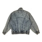 Vintage Nike Challenge Court Acid Washed Denim Jeans Jacket Tennis Andre Agassi John McEnroe Size M Made in Hong Kong