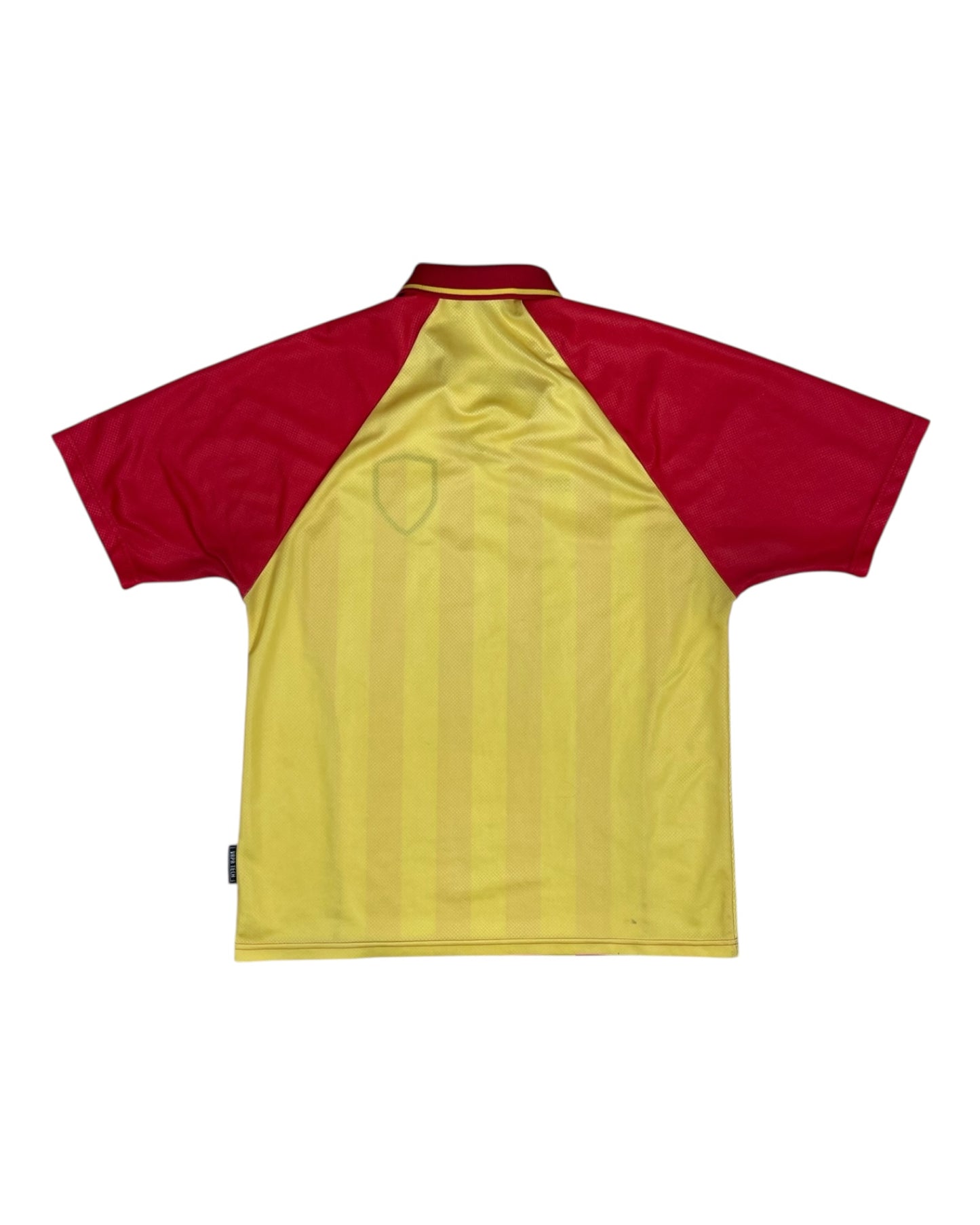 Vintage RC Lens Umbro 1998 - 1999 Home Football Shirt Size M Red Yellow