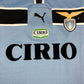 Vintage SS Lazio Roma 1998 1999 2000 Puma Home Football Shirt Size M Cirio Blue