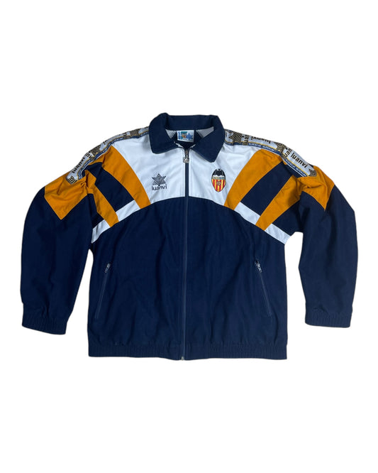 ⚽️Vintage Valencia Luanvi 1996 - 1997 Football Jacket Blue Size L