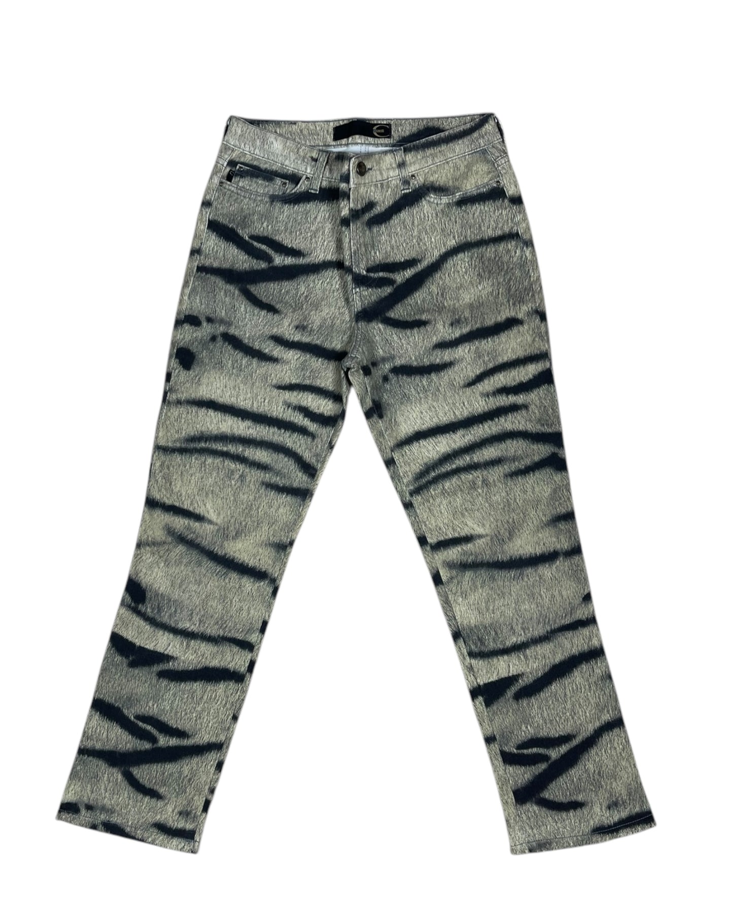 Vintage Y2K Just Cavalli Pants Animal Print Made in Italy Size XS-S