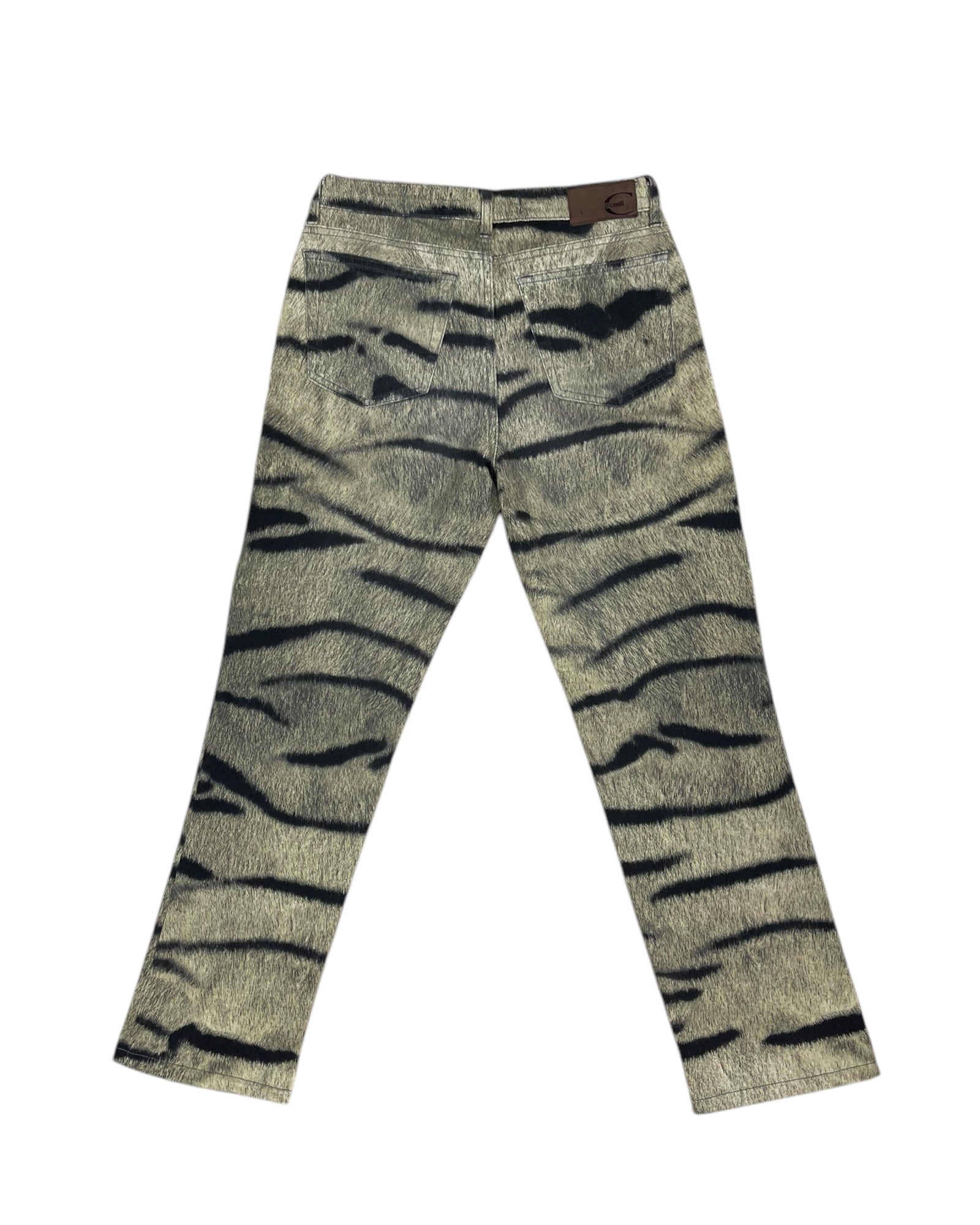 Vintage Y2K Just Cavalli Pants Animal Print Made in Italy Size XS-S