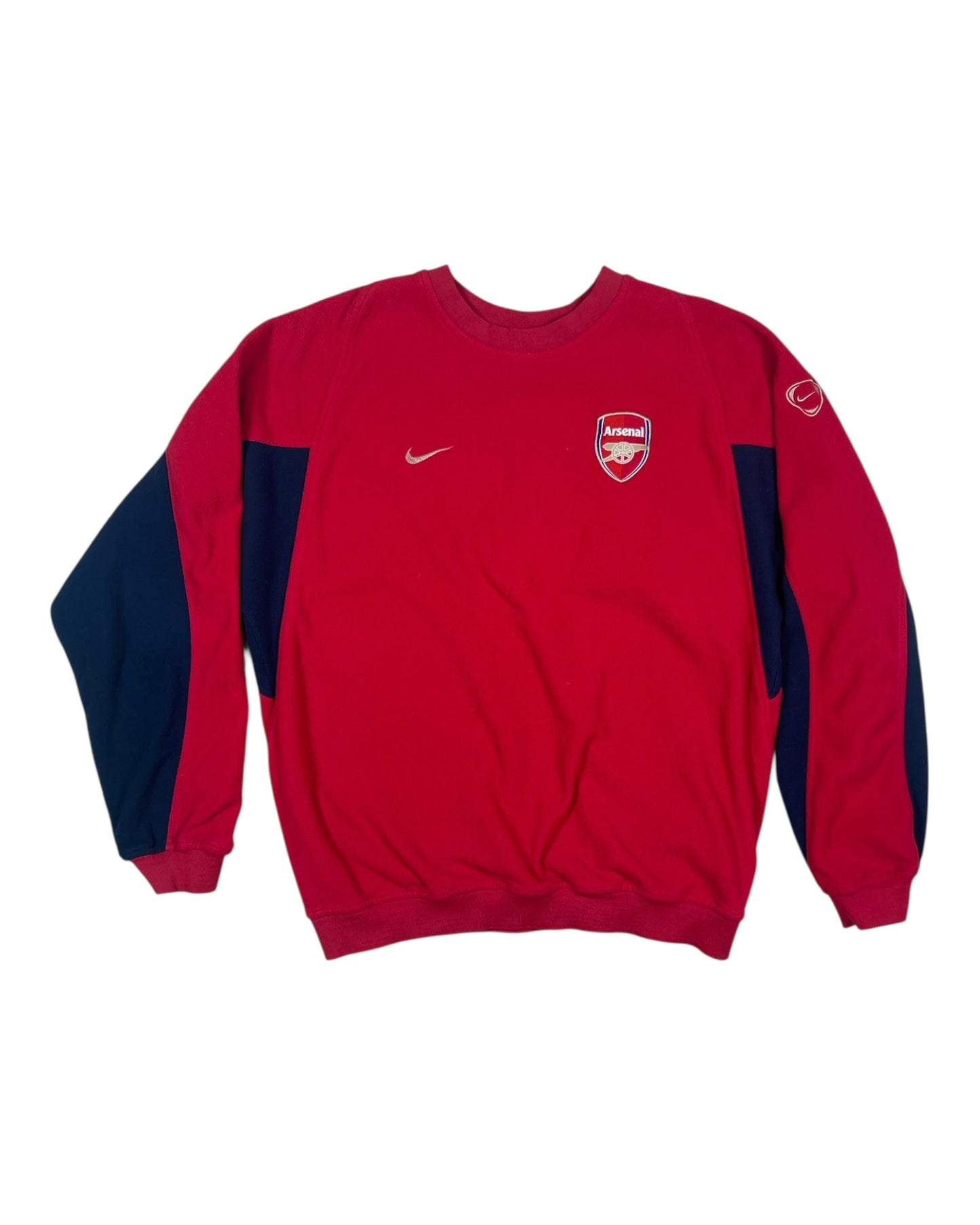 Vintage Y2K Nike Arsenal 2003 ? - 2004 ? Fleece Sweat Top Invincibles Size L