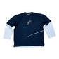 Y2K 2005 Adidas David Beckham Sweatshirt Size XL Blue White