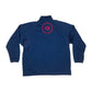 Y2K Barcelona Nike Team 2000 - 2001 Reversible Drill Top 1/4 Zip Red Blue Polyester Nylon Size L