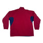 Y2K Barcelona Nike Team 2000 - 2001 Reversible Drill Top 1/4 Zip Red Blue Polyester Nylon Size L