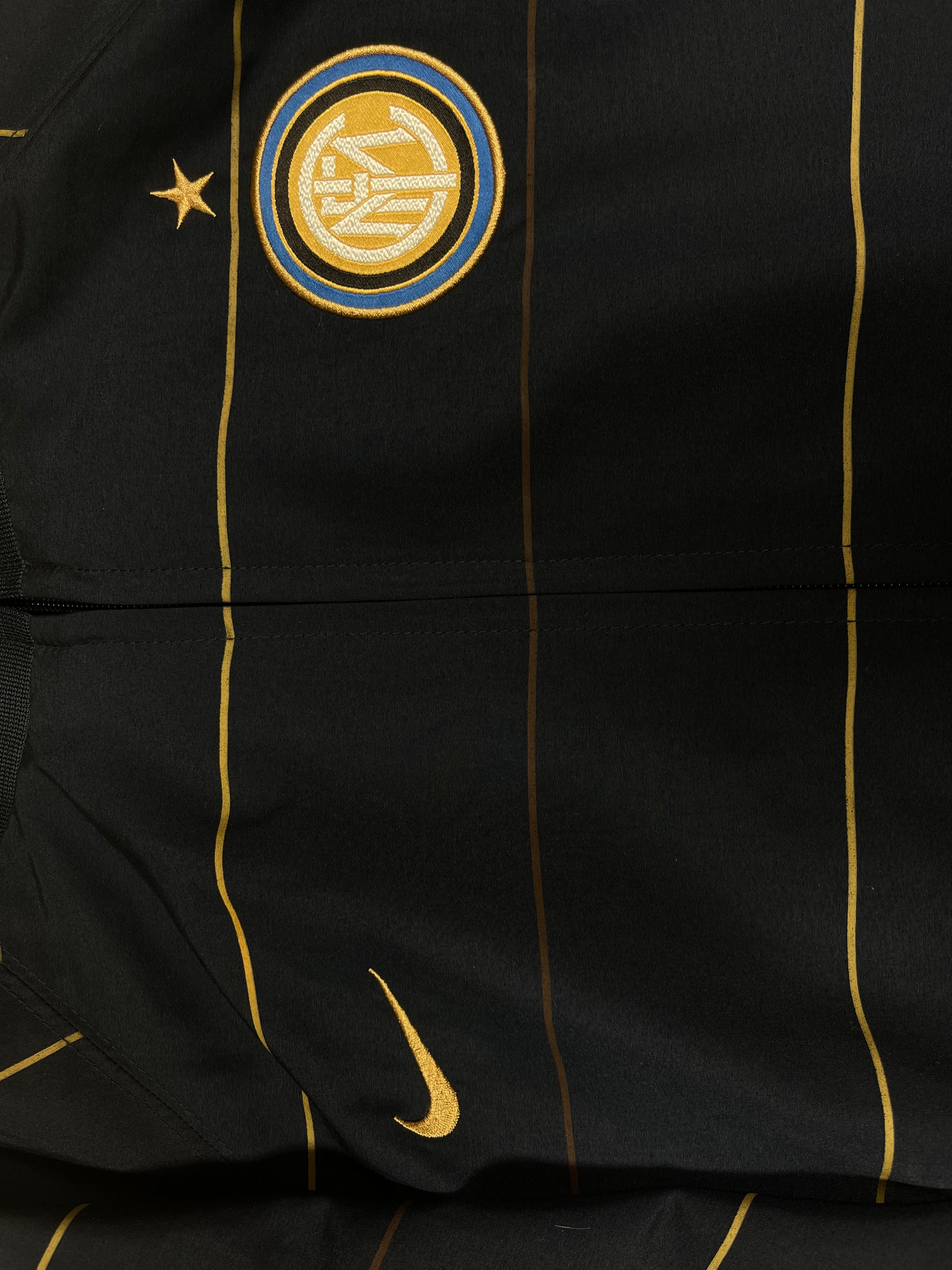 Y2K Inter Milano Nike 2008 - 2009 Track Jacket Blue With Stripes Size XXL Ibrahimovic 