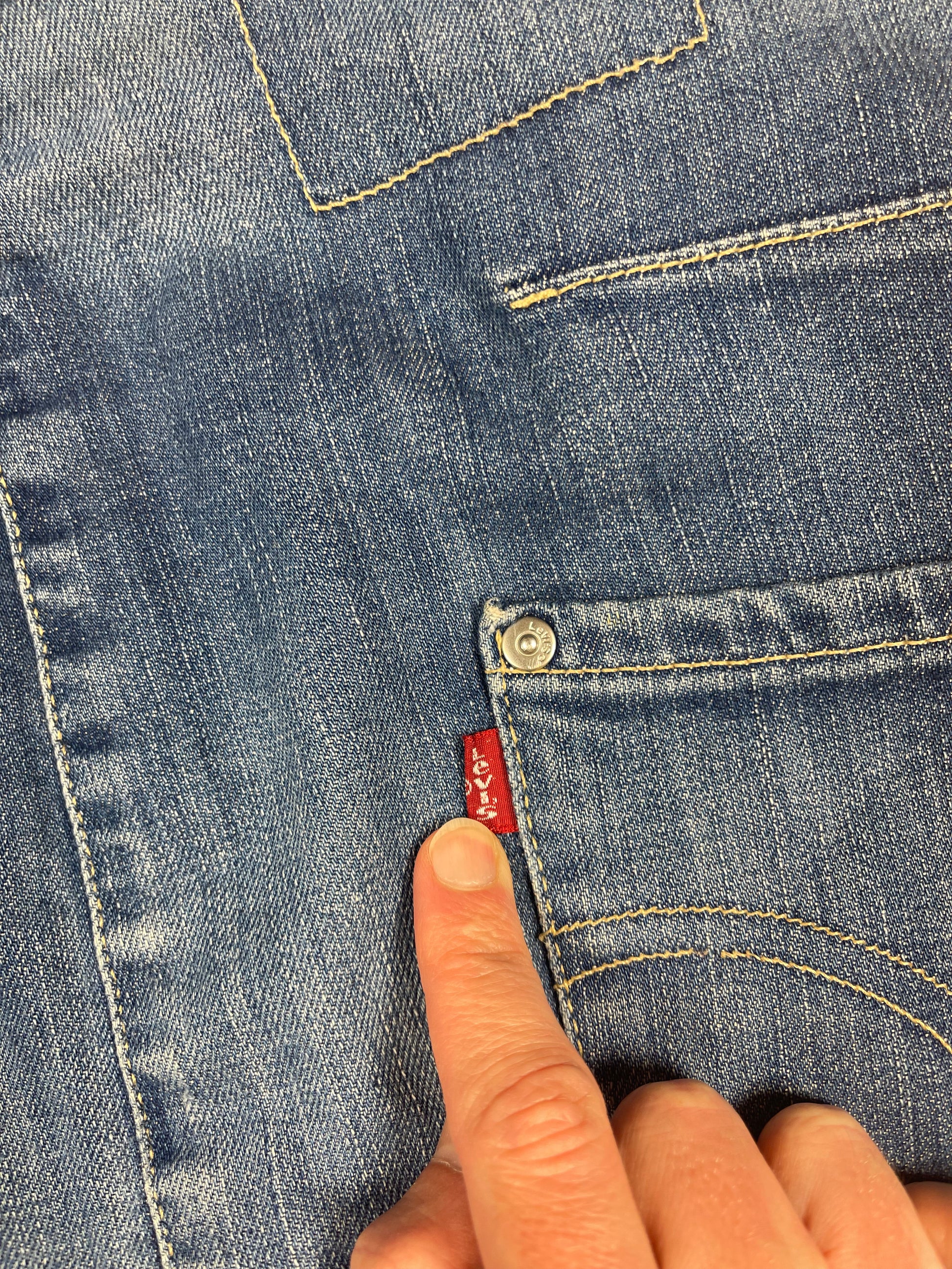 Y2K Levi's Engineered Jeans Denim Skirt Size XS