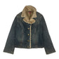 Y2K Miss Sixty Denim Faux Fur Sherpa Jacket Size S