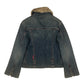 Y2K Miss Sixty Denim Faux Fur Sherpa Jacket Size S