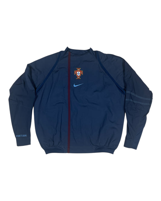 Y2K Nike Total 90 Portugal Drill Top 2004 - 2006 Sweatshirt Training Top Size M Cristiano Ronaldo Figo