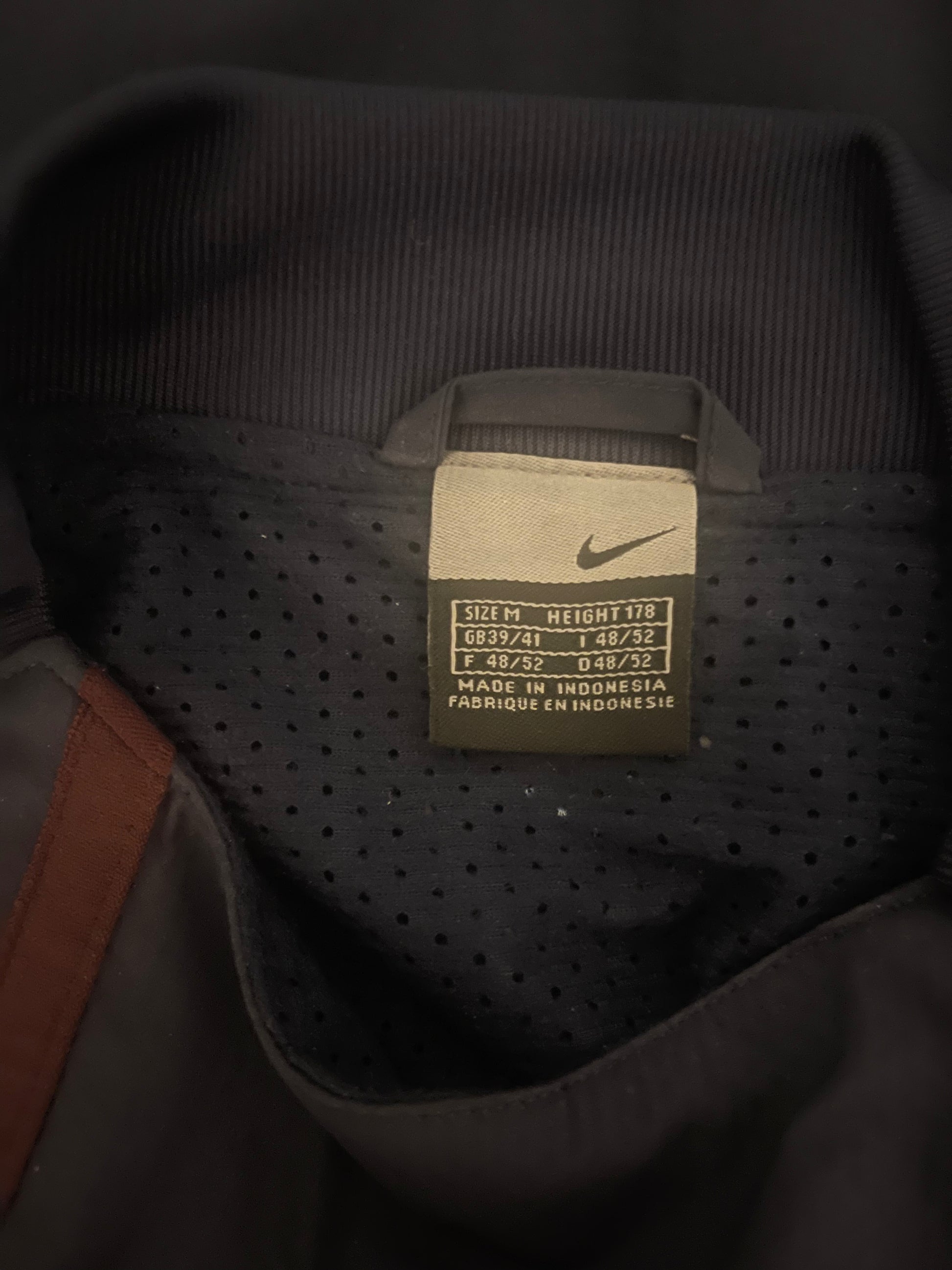 Y2K Nike Total 90 Portugal Drill Top 2004 - 2006 Sweatshirt Training Top Size M Cristiano Ronaldo Figo