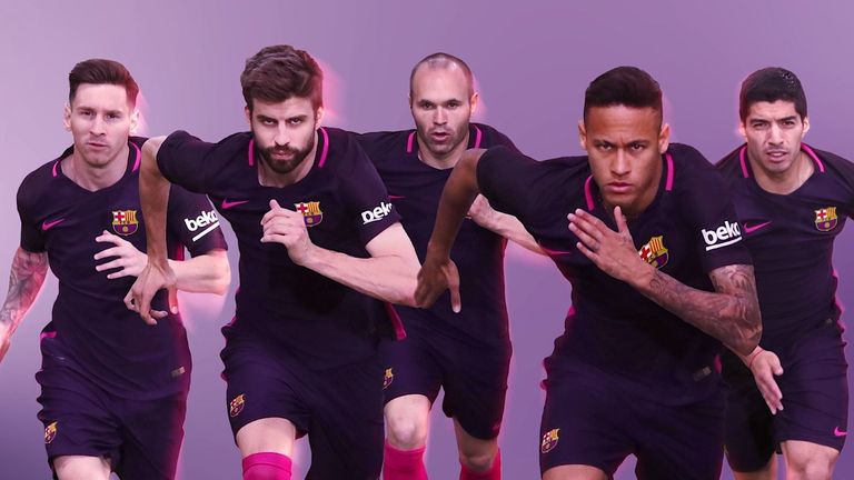  FC Barcelona Nike Aeroswift 2016 - 2017 Player's Issue / Edition Away Football Deadstock BNWT Shirt Size M Unicef
