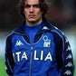 Paolo Maldini wearing Italy Italia Jacket 1999 2000 Kappa  Blue Euro 2000