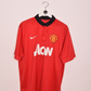Manchester United Nike 2013-2014 Nike Home Football Shirt Size XL AON Red