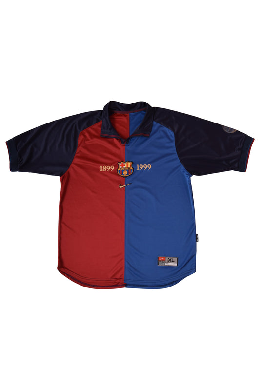 FC Barcelona Nike Football Home Shirt Centenary 1999-2000 Size XL