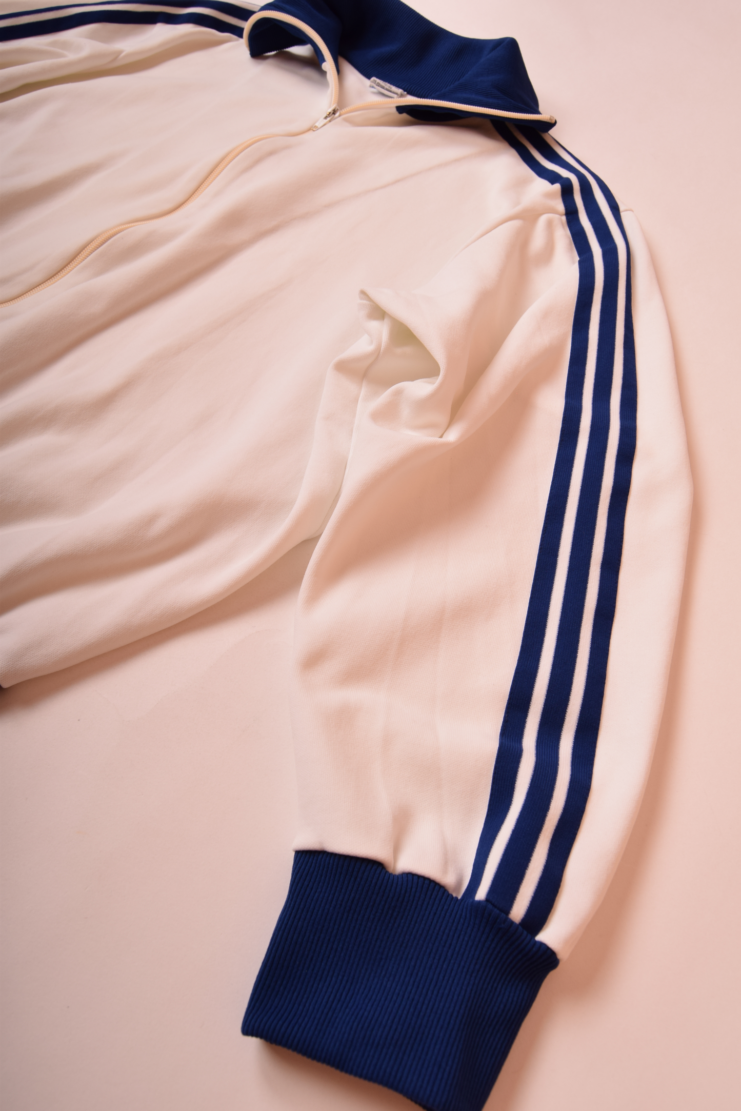 Vintage 70's Adidas Ein Schwahn - Erzeugnis Jacket / Track Top Made in West Germany White Size M-L