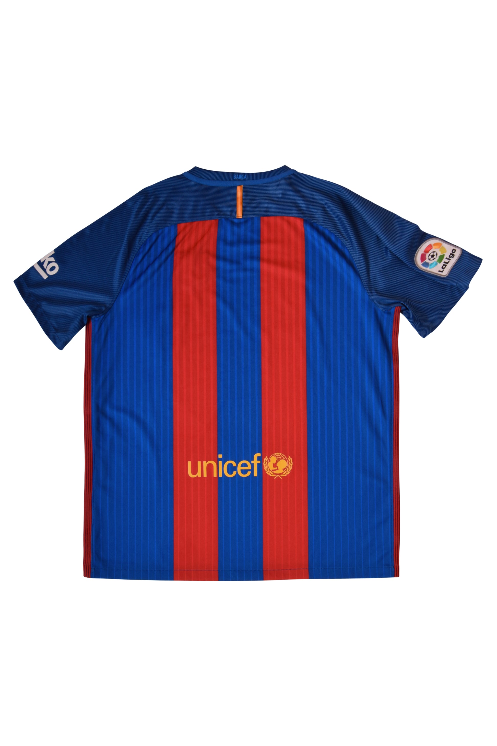 FC Barcelona Nike Home Football Shirt 2016-2017 Red Blue Size XL Qatar