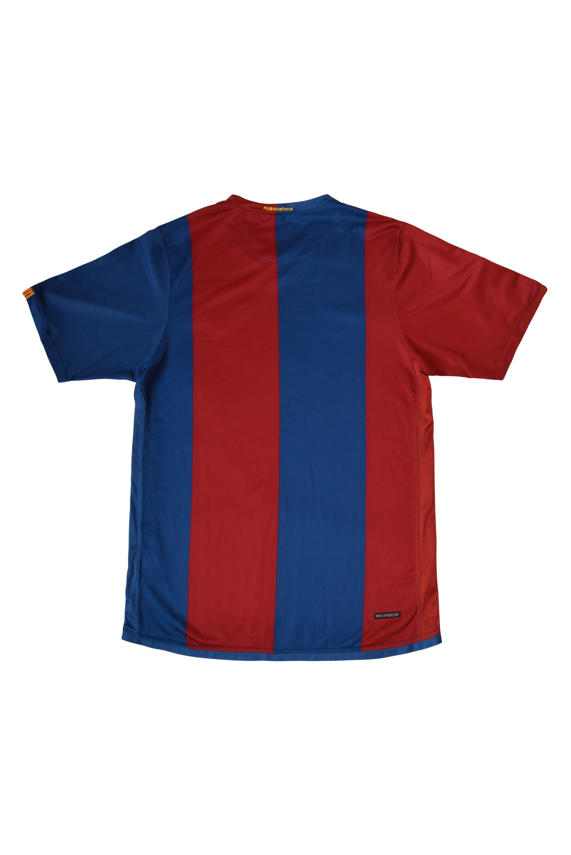 FC Barcelona Nike Home Football Shirt Size M Red Blue Sphere Dry