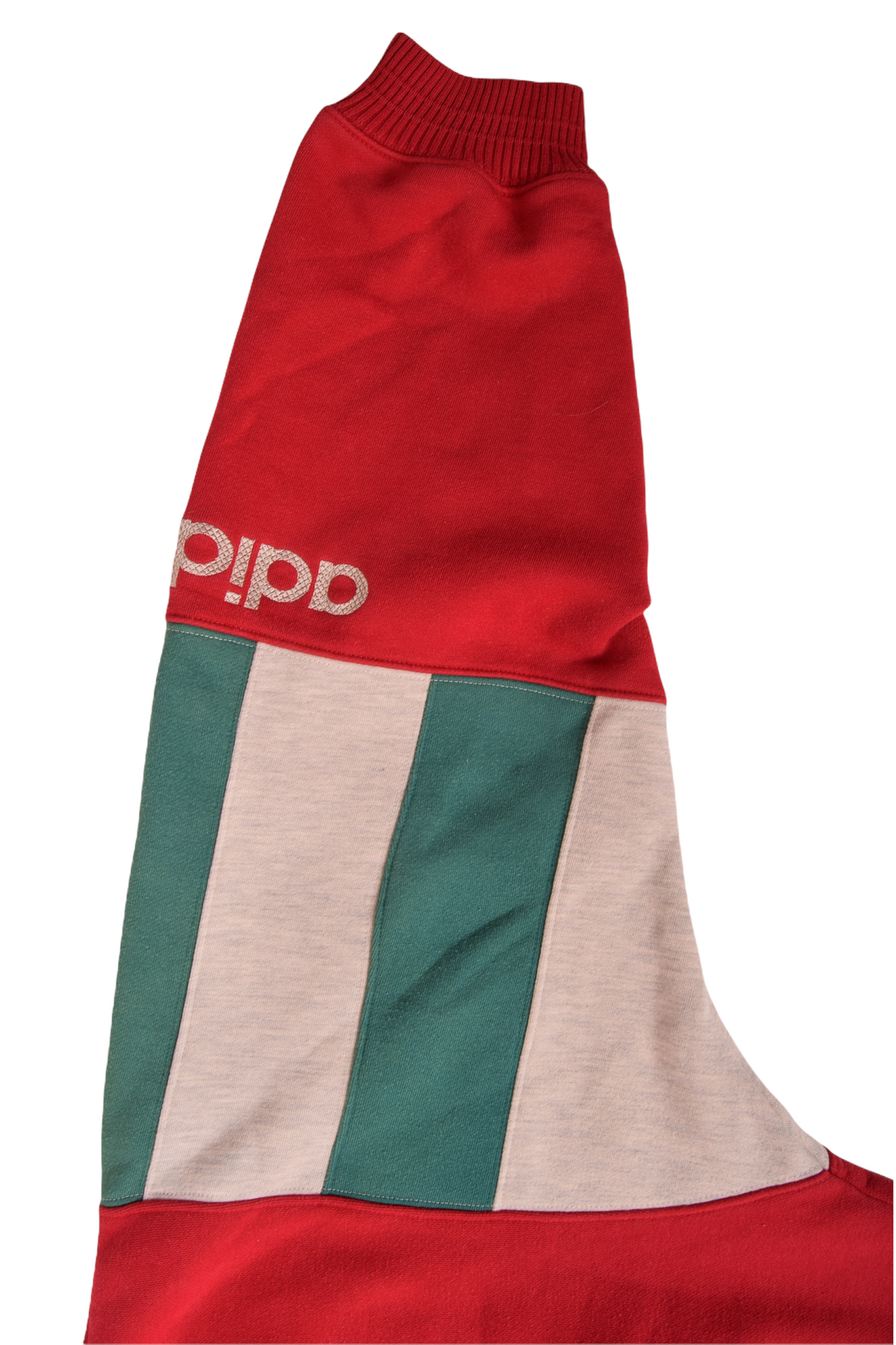 Vintage 80's - 90's Adidas Embroidered Sweatshirt Crew Neck Italia Campionato Mondiale Di Calcio 27 Magio 10 Giugno 1934 Heavy Cotton Red Size M 