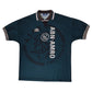 Vintage Ajax Amsterdam Umbro 1995-1996 Away Football Shirt Size L Abn Amro Dark Green