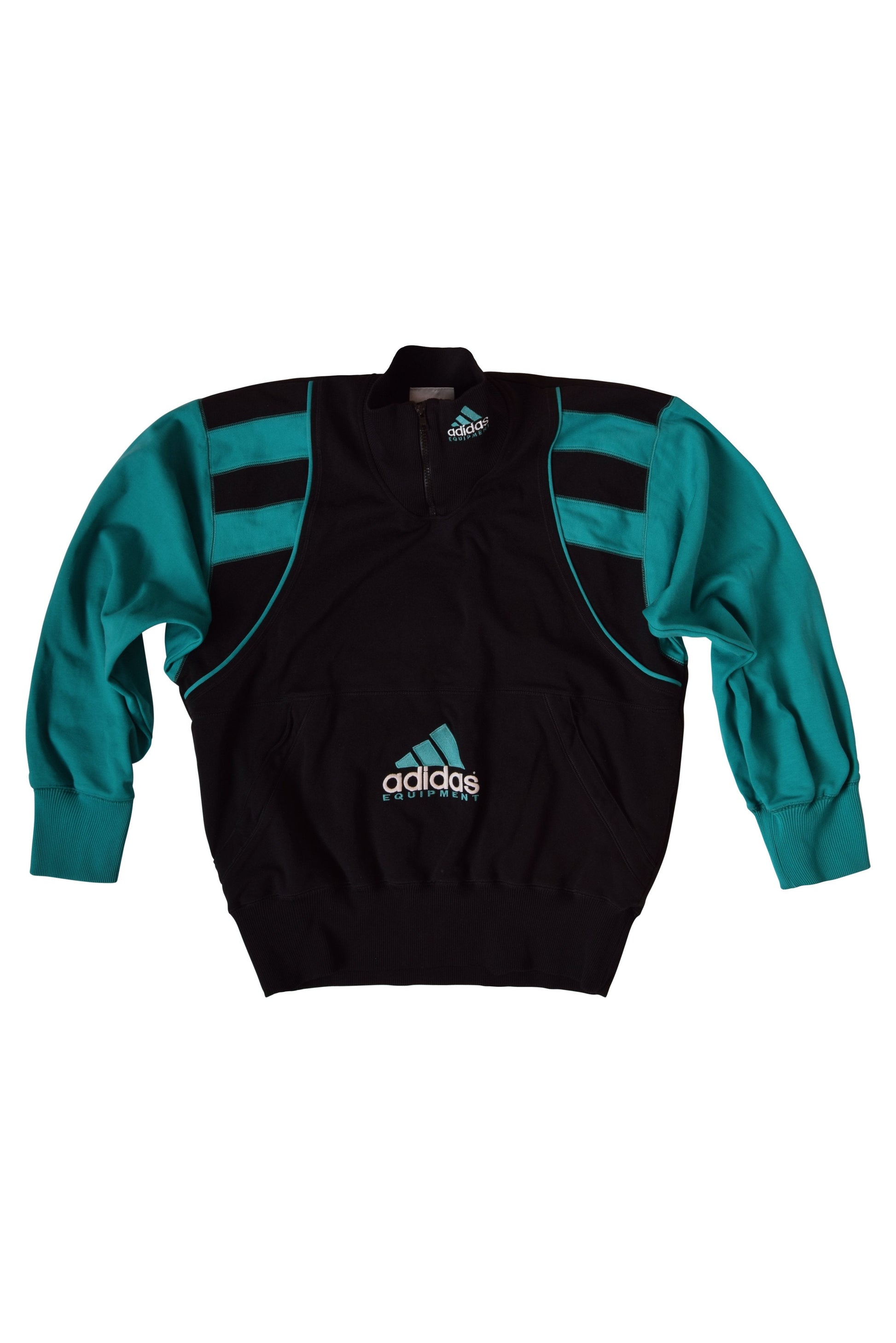 Vintage Adidas Equipment Sweatshirt Size L Green Black