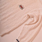 Vintage 80's Tennis Jumper Made in West Germany  Size L White