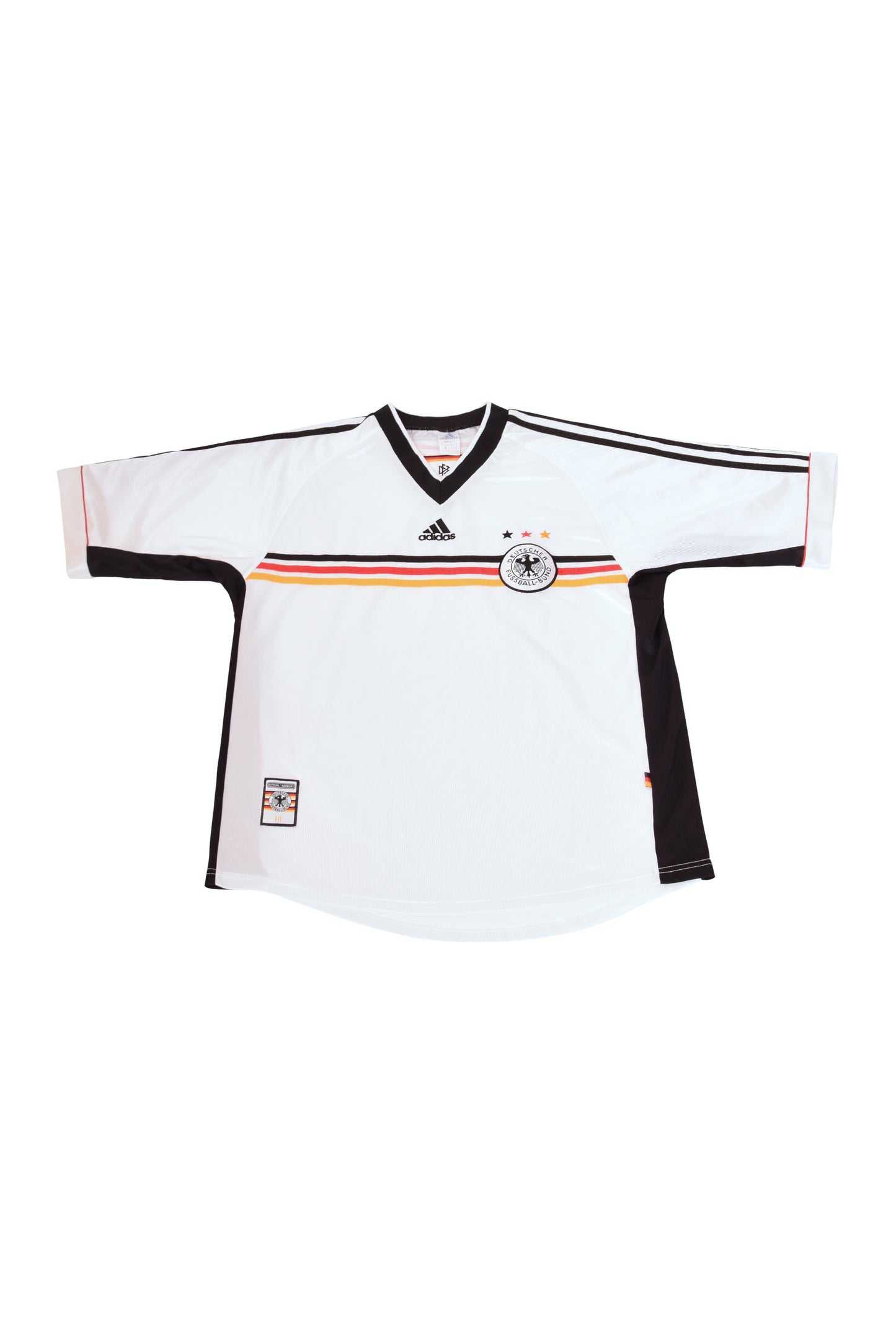 Vintage '98-'99 Germany Adidas Football Shirt Home Size XL White