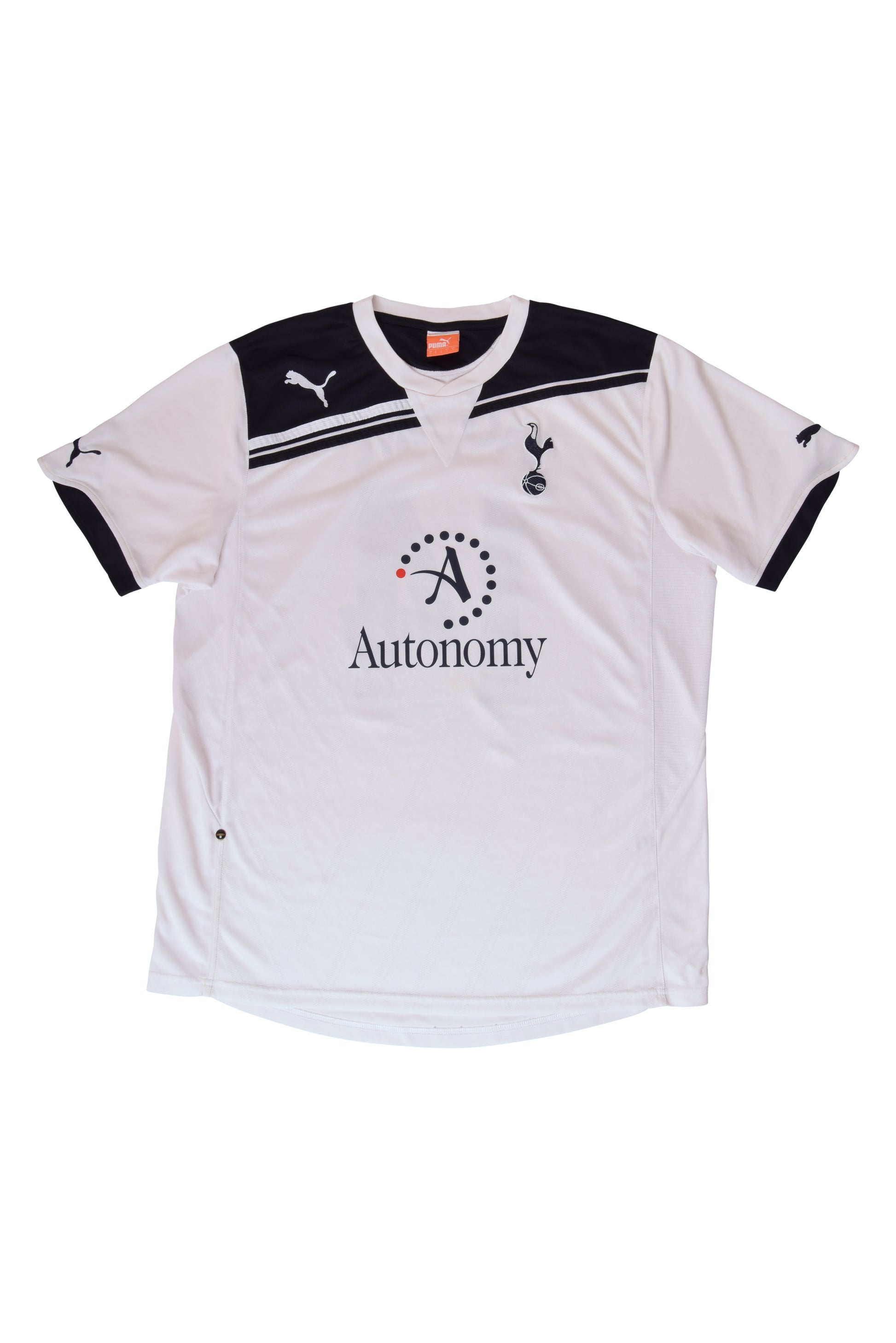 Tottenham Hotspurs Modric #14 Puma 2010-2011 Size L Autonomy White