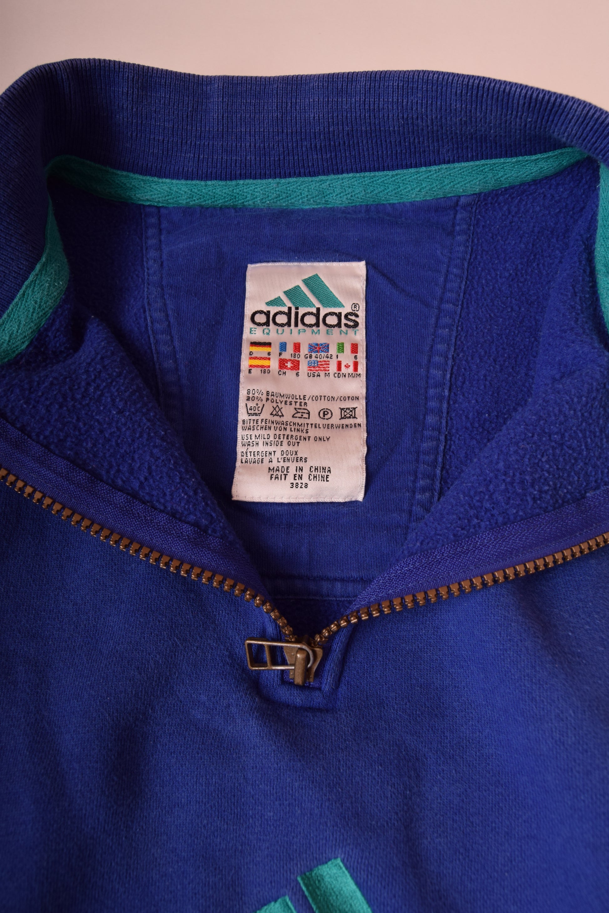 Vintage 90's Adidas Equipment Blue Size M