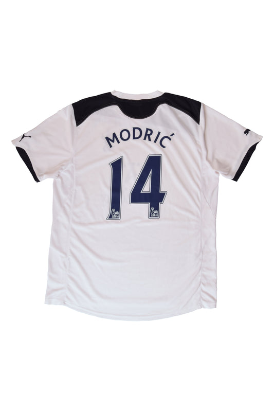 Tottenham Hotspurs Modric #14 Puma 2010-2011 Size L Autonomy White