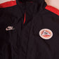 Vintage PSV Eindhoven Nike Premier Jacket / Bomber 1996-1997 Size L Black Red