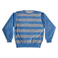Vintage Lacoste Sweatshirt Blue with Stripes Made in France Size M