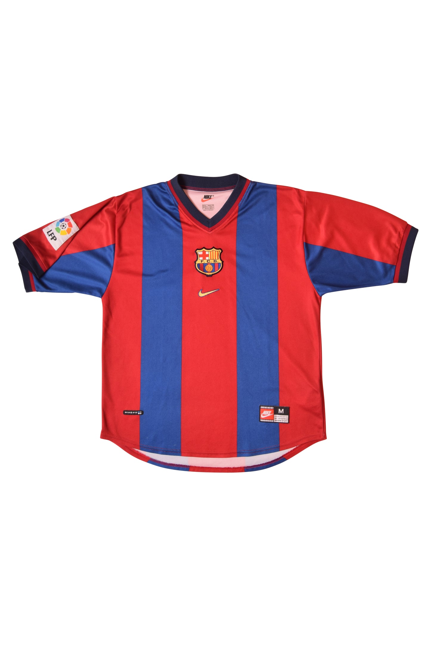 Vintage Nike Football Shirt Home FC Barcelona '98-'00 Size M