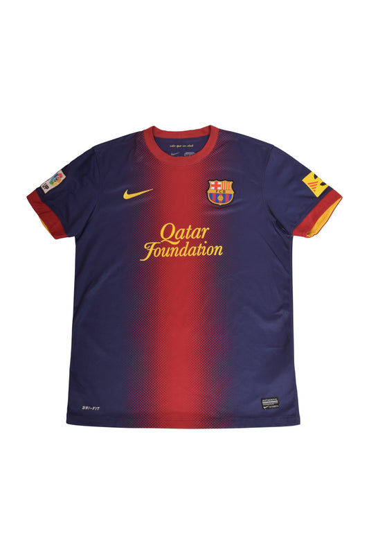 FC Barcelona Nike Home Football Shirt 2012 - 2013 Size M Red Blue