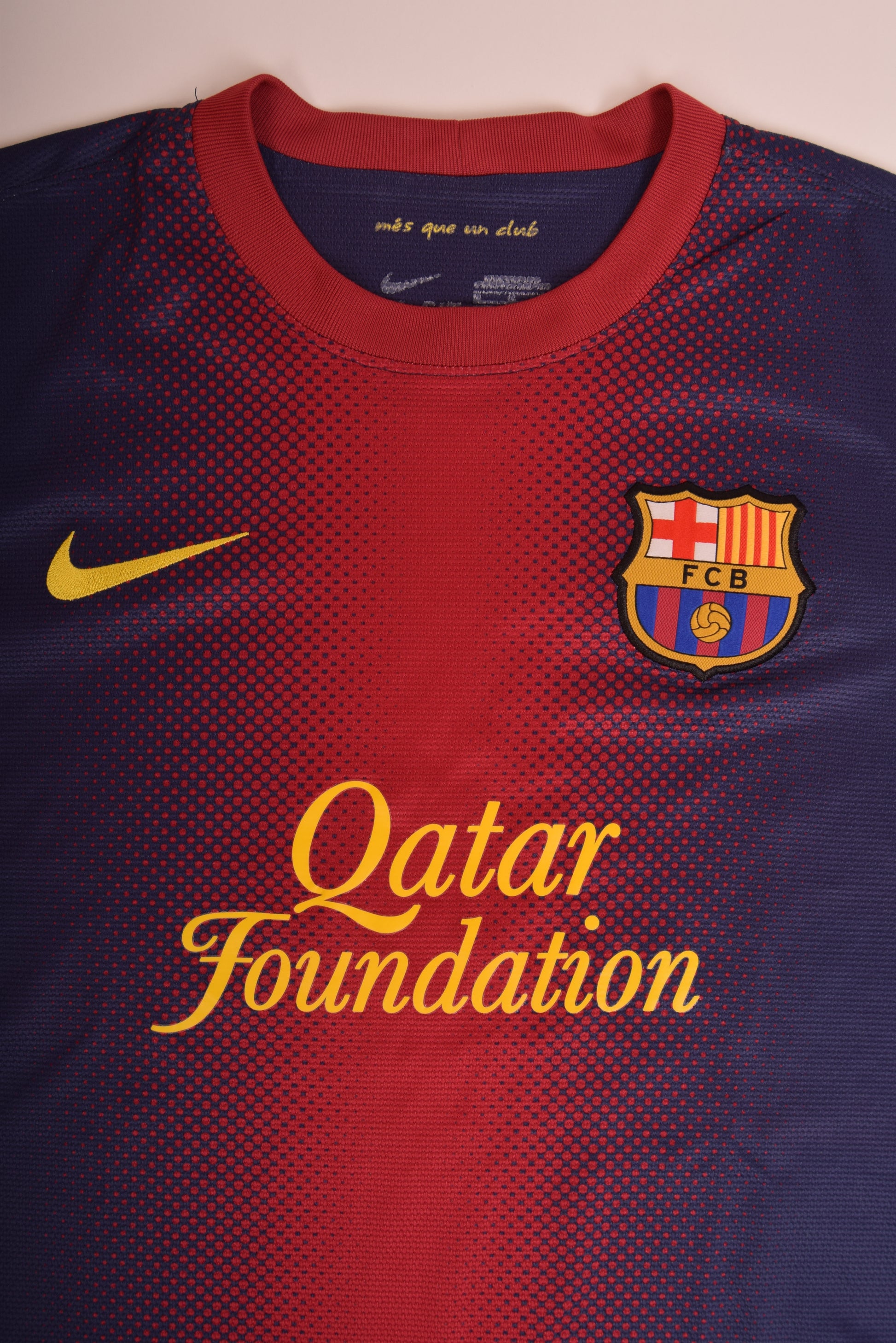 FC Barcelona Nike Home Football Shirt 2012 - 2013 Size M Red Blue