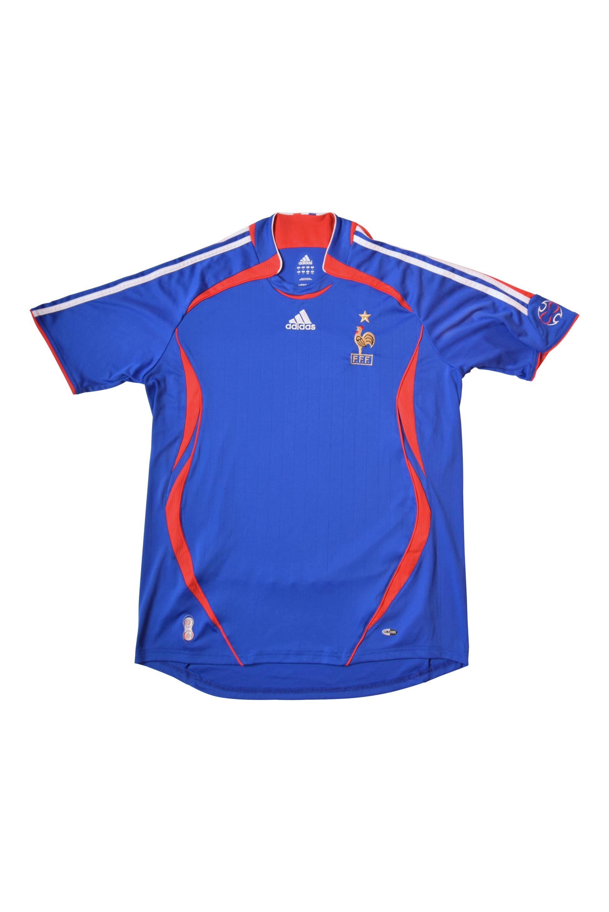 France Adidas '06 - '07 Football Home Shirt Blue