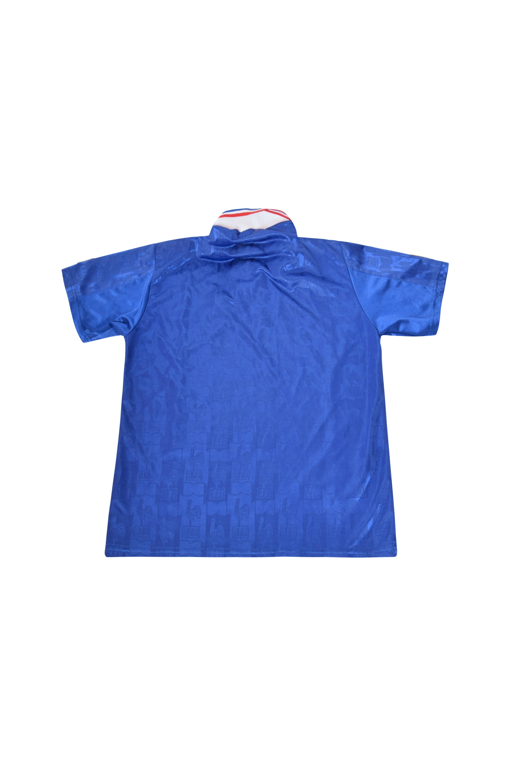 Vintage France Adidas Football Shirt Home '96-'97 Blue Size M