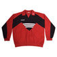 Vintage Adidas 90's Sweatshirt Red Black Size L - XL
