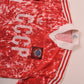 Vintage Soviet Union CCCP USSR Rusia Adidas 1989-1991 Home Football Shirt Home Red White Size XL