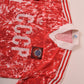 Vintage CCCP USSR Rusia Adidas 1989-1991 Home Football Shirt Home Red White Size XL