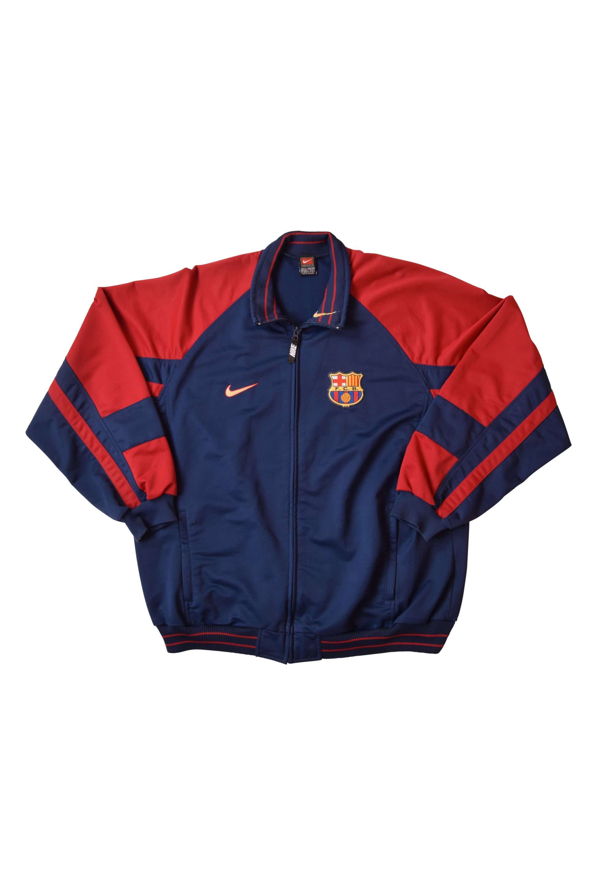Vintage Barcelona 1998-1999 Nike Team Jacket / Track Top Size XL