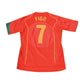 Portugal Figo Nike 2004-2005 #7 Home Football Shirt Size L Limited Edition