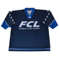 Vintage Fussball Club Luzern Kappa 2000-2001 Training Football Shirt Made in Italy Size XL Blue
